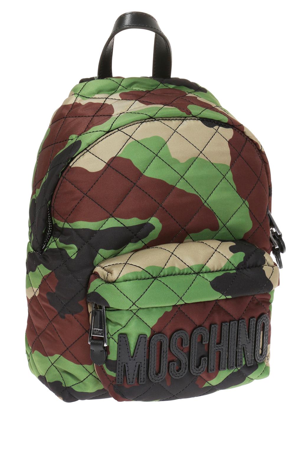 Moschino camo discount backpack